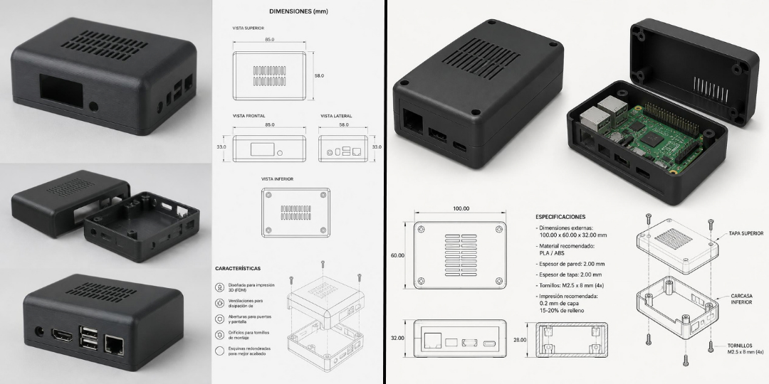 utilizar impresión 3D para crear un prototipo