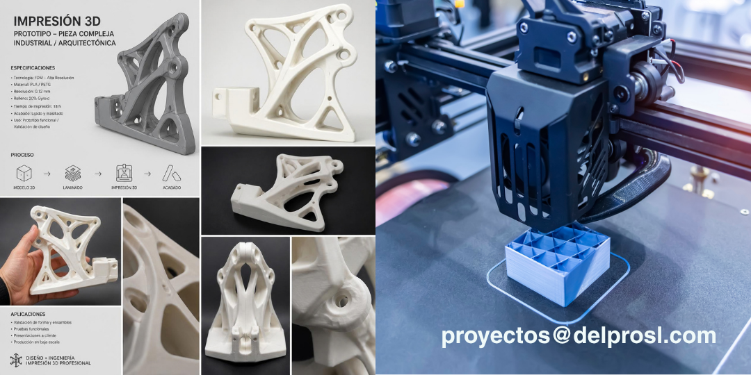 utilizar impresión 3D para crear un prototipo